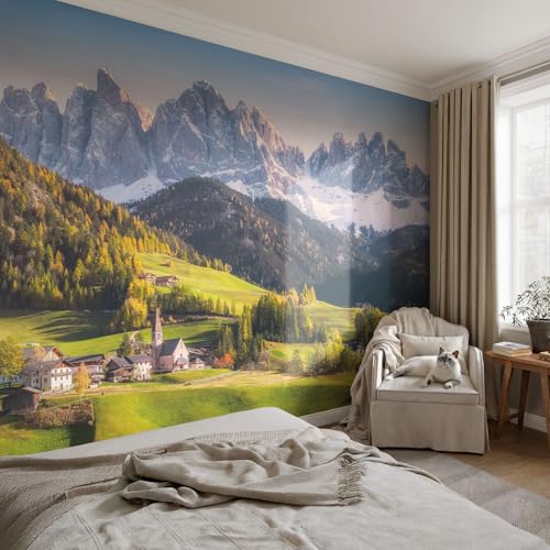 Papel pintado para dormitorio de montaña autoadhesivo decoracion salon 3