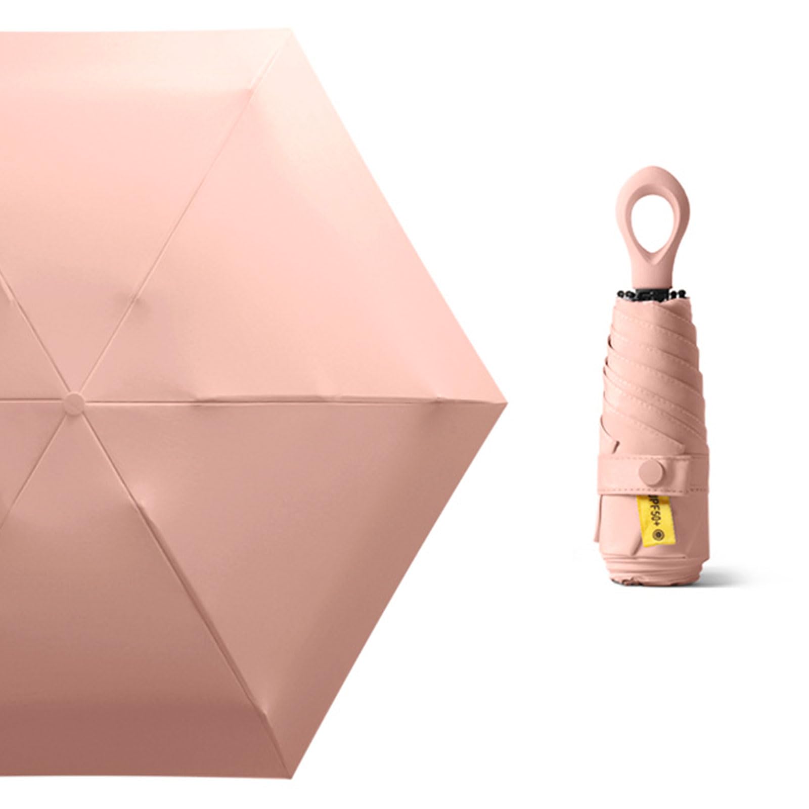Kalttoy Foldable Umbrella Pocket Sized for Sun and Rain Protections for Women Outdoor Use Pocket Sized
