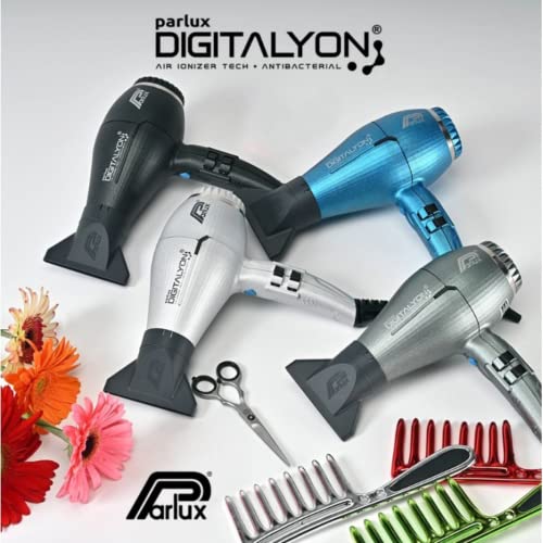 Parlux-Digitalyon-Hair-Dryer-Lightweight-Long-Life-Professional-Hairdryer-with-Air-Ionizer-Technology-2400-W-Blow-Dryer-with-2-Speeds-4-Temperatures-Cold-Air-Shot-Button-Glitter-Grey