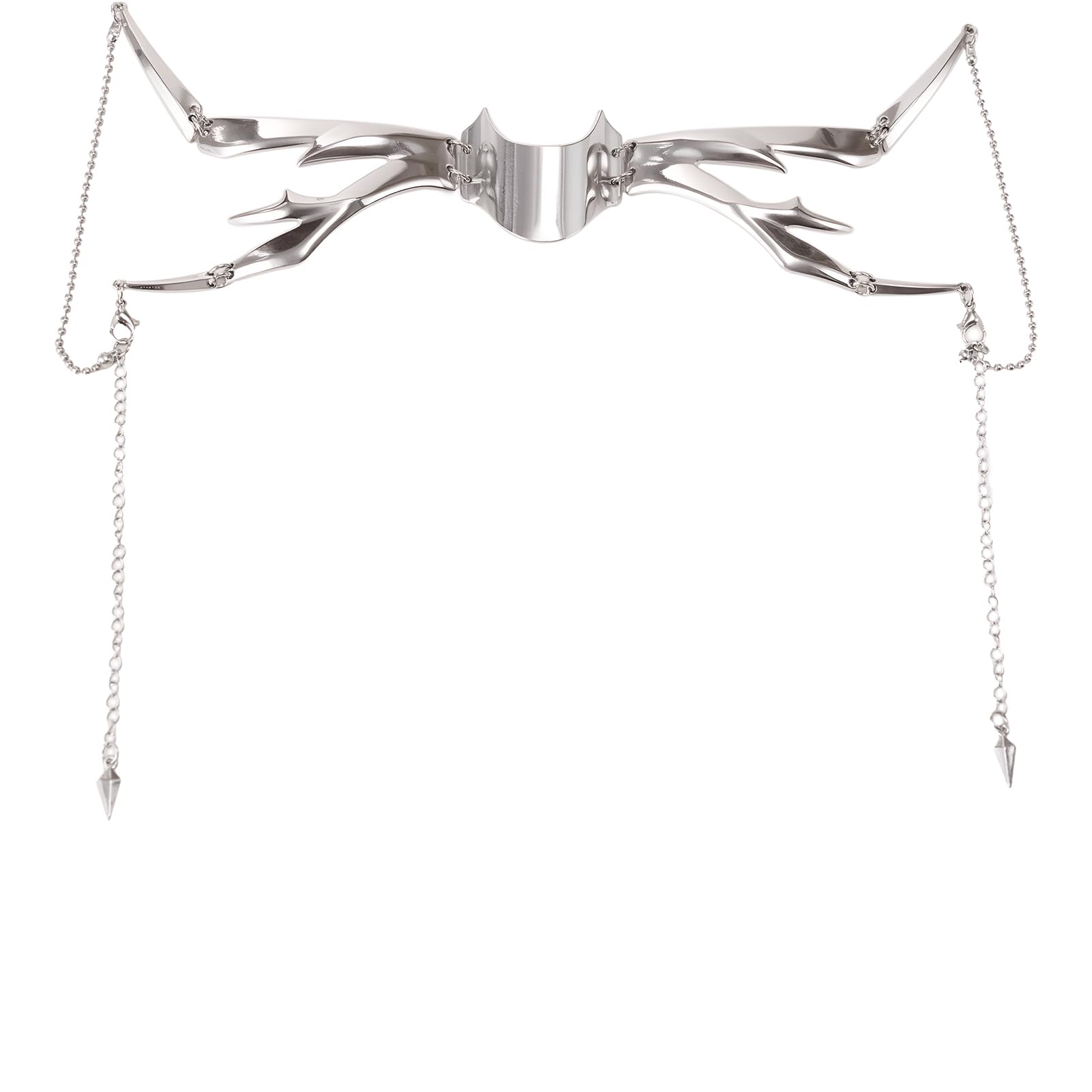 Cyber Punk Mask Futuristic Clothing for Men Women Face Chain Gothic Mask for Halloween Party Cosplay