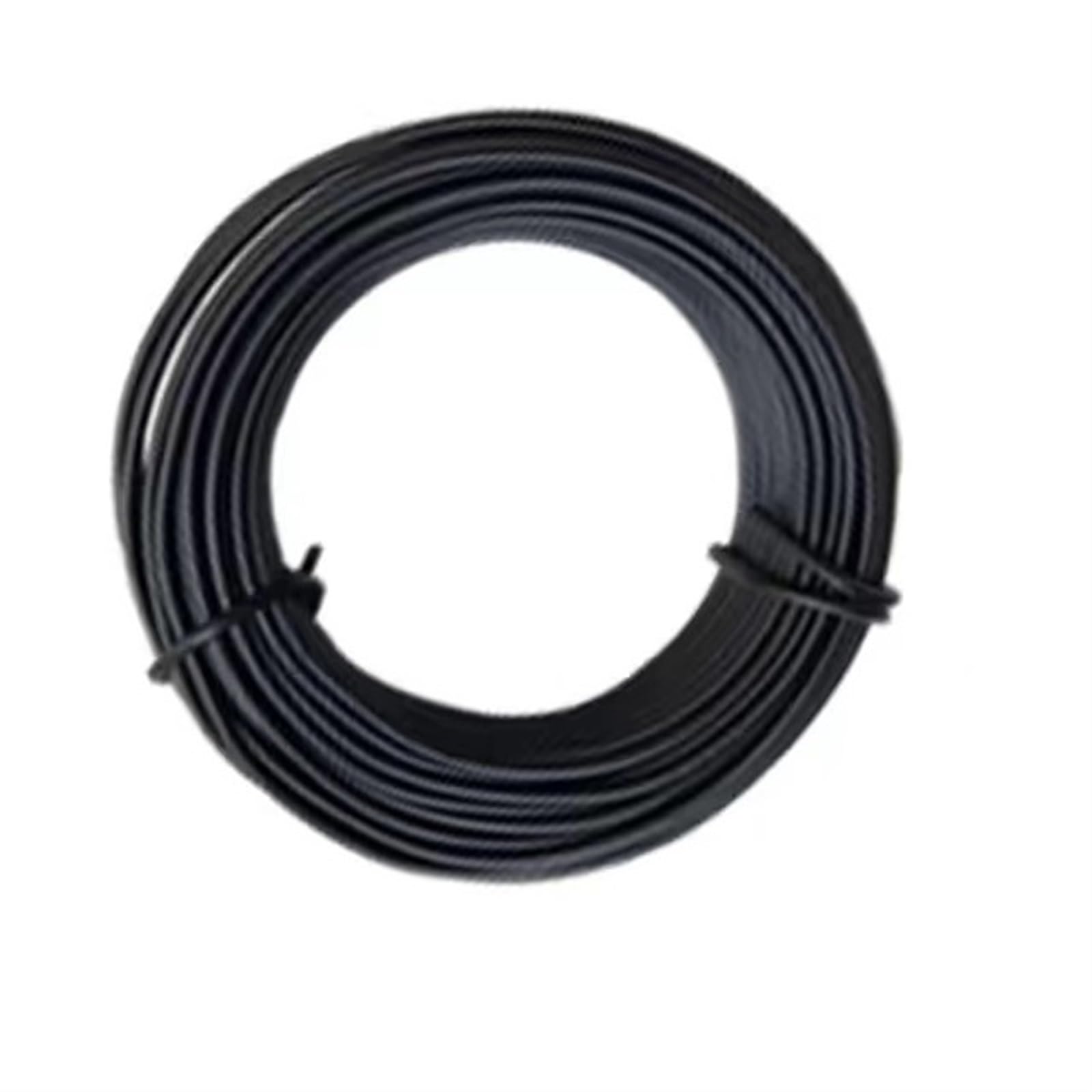 AOEGBY Gardening Plastic Wire Garden Soft Ties Reusable Handmade Modelling Diy Ties Fixed Modelling Planters Flower Pots Plants Climbing Vines Bracket Wire (Black-3.2mm-40m)