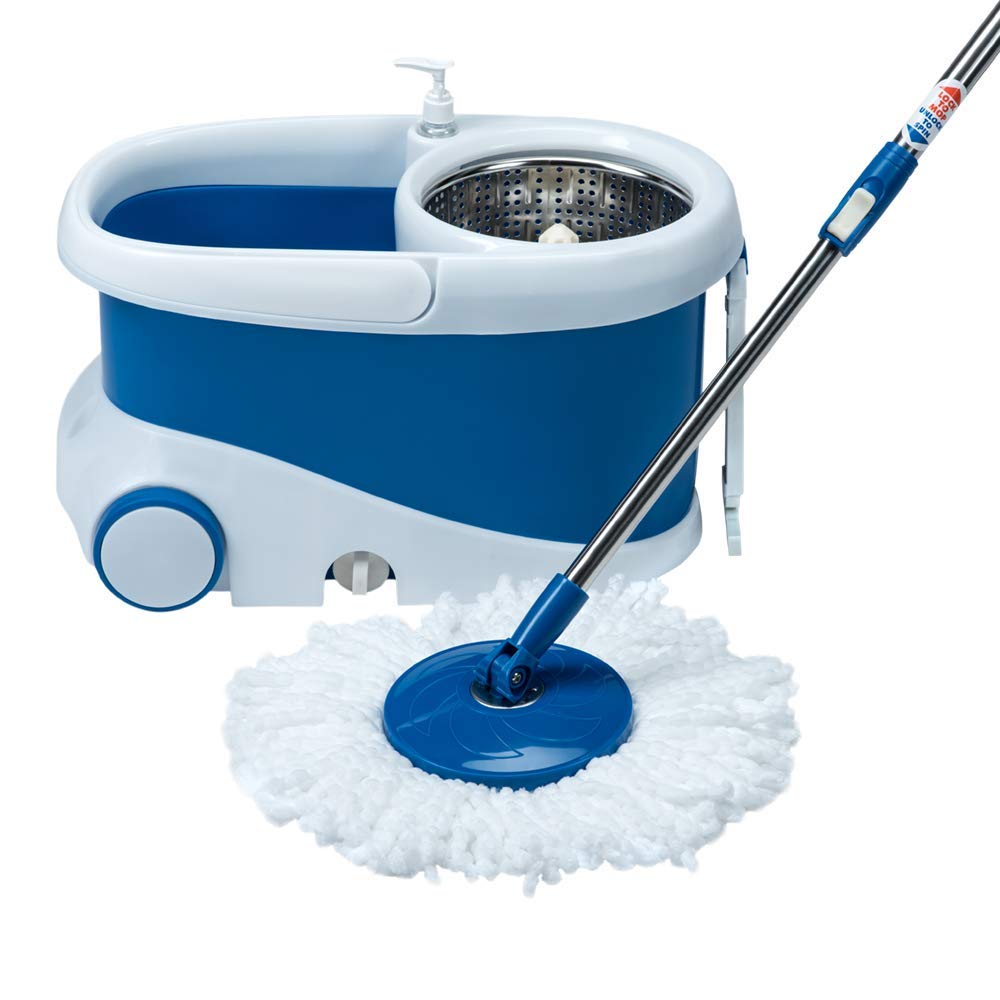 See full amazon price history chart for WayMore Pride Spin Mop with Plastic Wringer and Auto-fold Handle, Blue, 2 Refills (Steel) WayMore Pride Spin Mop with Plastic Wringer and Auto-fold Handle, Blue, 2 Refills (Steel) (B0CQ2RQGF4) Amazon Price History, Amazon Price Tracker