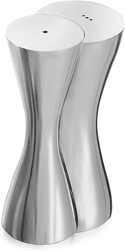 Miniatura 3 de nambe Hug - Salero y pimentero | Juego de 2 piezas | Herramienta de cocina | Botella de condimento de sal de azúcar y especias para mesa, RV,