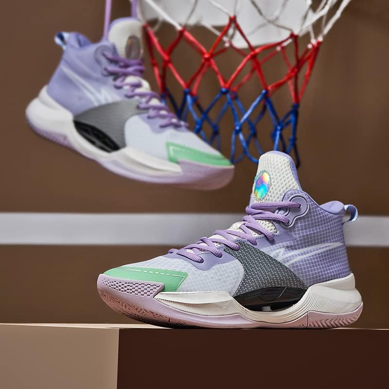 Womens Mens Basketball Shoes High Top Sneakers Comfortable Lightweight Non Slip Rubber Indoor Court Shoe for Unisex - Image 3