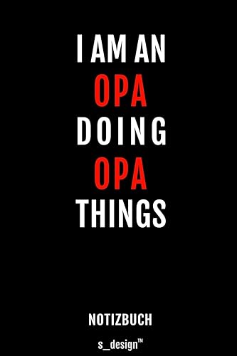 Notizbuch für Opas / Opa: Originelle Geschenk-Idee [120 Seiten gepunktet Punkte-Raster blanko Papier]