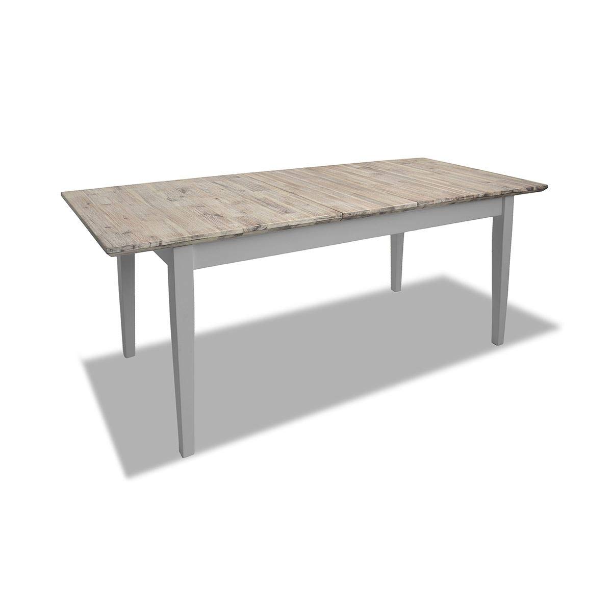 Florence rectangular dining table and 6 country style chairs. Dove