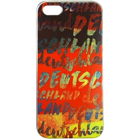 OMENEX 682049 Silicone Case for iPhone 5/5S/5 – Germany Flag Cover