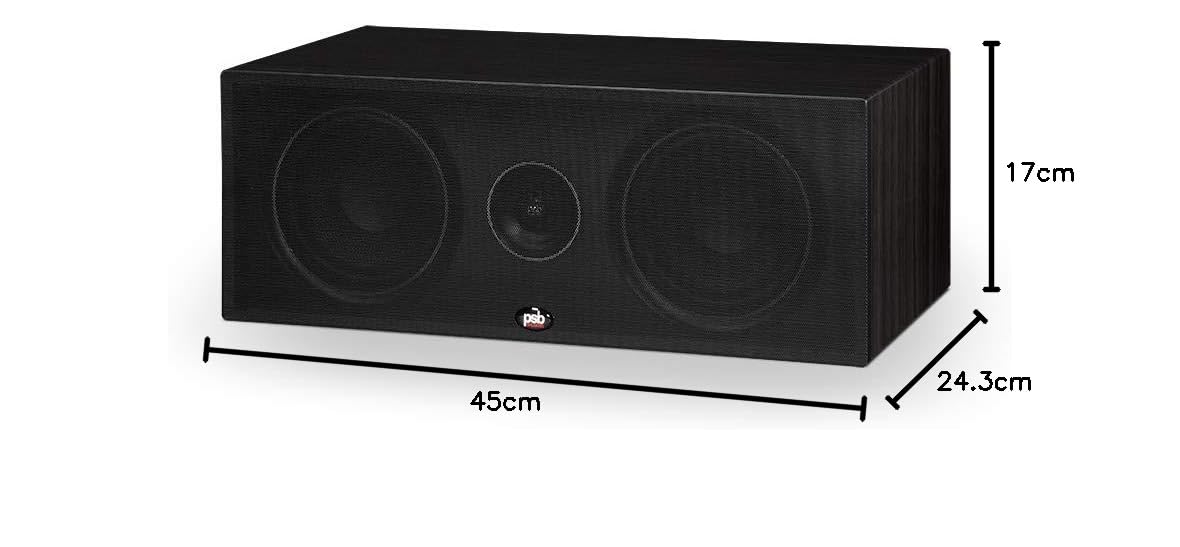 PSB Alpha C10 Diffusore per canale centrale - Nero Cenere