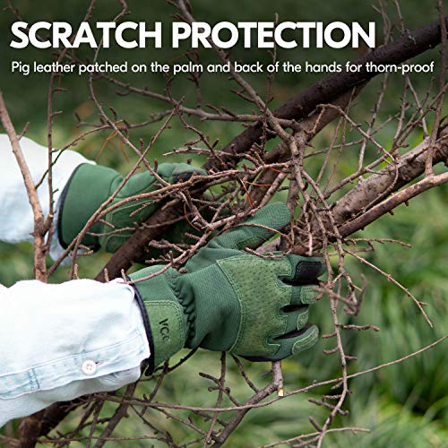 Vgo... Gardening Gloves Women Touchscreen Thornproof - Image 4