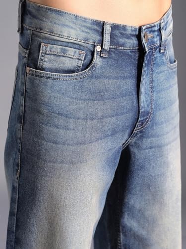 Image of HIGH Star Men's Regular Fit Mid Rise Jeans
