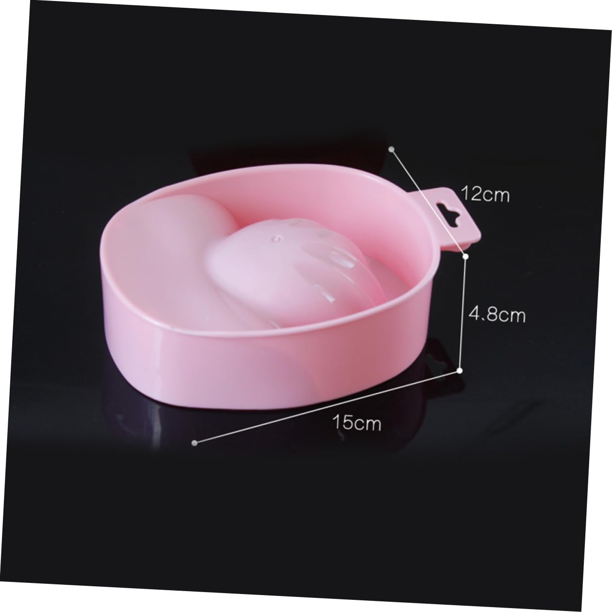 Outanaya 5pcs Nail Care Bowl Soak off Bowl Remover for Gel Polish Removal Random Colors
