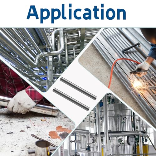 2 Stück Edelstahlrohr 19mm OD,15mm ID,2mm Wall,30cm Length Edelstahl Geländer Rohr Rundrohr für Branchen Automotive Anwendungen