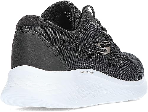 Skechers Skechers Women's, Black Mesh Rose Gold Trim, 7.5 US