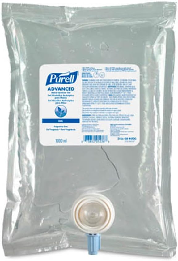 PURELL Advanced Hygienic Hand Rub NXT 1000 ml Refill, 2156-08-EEU00 (Pack of 8)