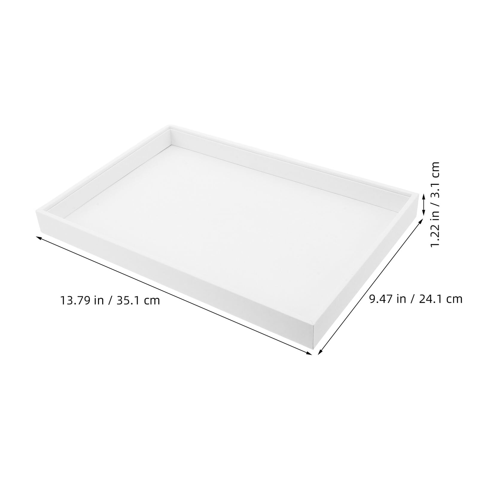 Gatuida 2 piezas Bandejas Apilables Grandes para Joyas con Acabado Lujoso Organizador Flexible para Collares Anillos Pendientes y Pulseras para Tocadores y Almacenamiento Diario