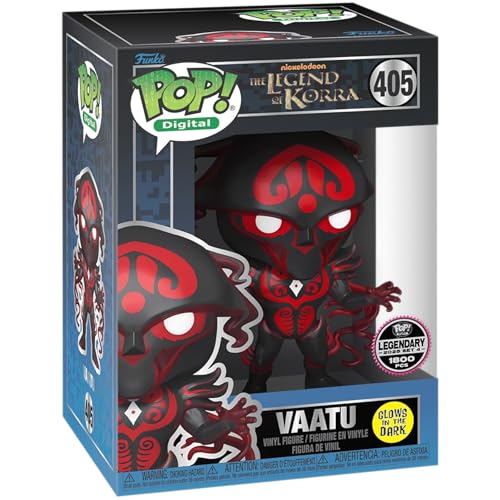 Funko Pop! Digital Vaatu Vinyl Figure, The Legend of Korra, Glow in The Dark, NFT Legendary Exclusive, 3.75 Inch, #405 LE1800