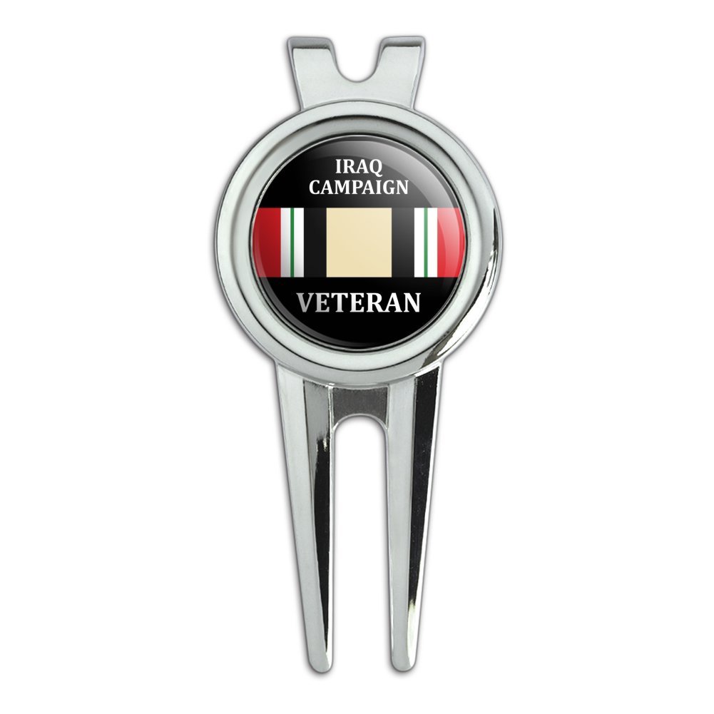 GRAPHICS & MORE Marine Corps USMC Iraq Campaign Veteran Ribbon Officially Licensed Golf Divot Repair Tool and Ball Marker