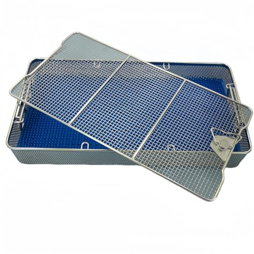 Cesta de esterilización perforada de acero inoxidable para hospital 2