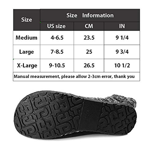 Image of Womens Non-slip Waterproof Slipper Socks With Grippers
