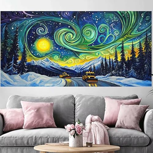 Diamond Painting Adulte Forêt 5D Broderie Diamant 40x80cm O-181G
