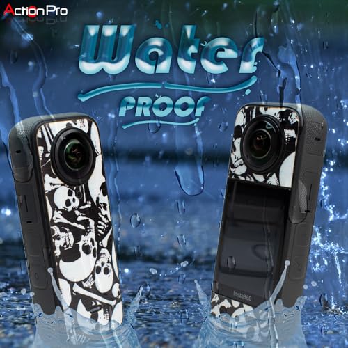 Image of Action Pro Camera Waterproof Skin Compatible with Insta360 X3 Action Camera (Black & White)