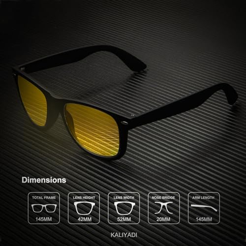 Image of KALIYADI Polarized Sunglasses for Men and Women Matte Finish Sun glasses Color Mirror Lens UV Blocking (3 Pack)
