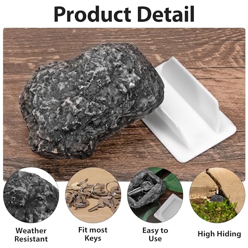 Hide a Key Fake Rock, Stone with Secret Compartment - Image 3