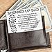 Stepped Up Dad Gifts From Daughter Son, Stepped Up Dad Wallet Card Insert, Thank You Gifts for Stepped Up Dad Father's Day Birthday Christmas, Stepped Up Dad Appreciation Gift Engraved Wallet Card