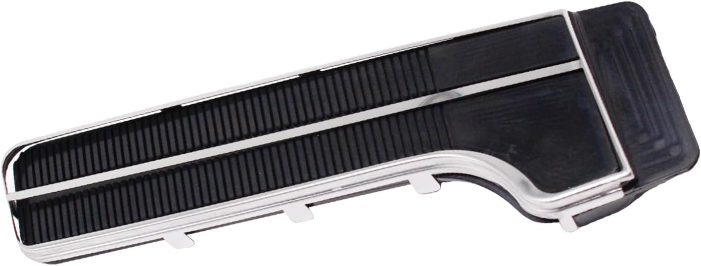 Accelerator Gas Pedal Pad with Trim for Pickup Truck, Compatible with 1965-1970 Impala Chevelle El Camino K35/K3500 K15/K1500 C35/C3500 Pickup Rubber Accelerator Pedal Pad