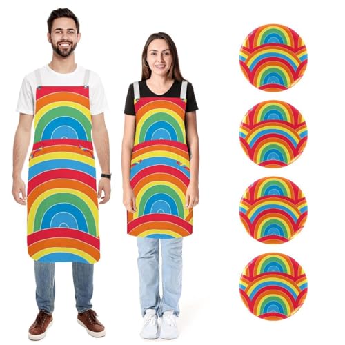 Tabliers de cuisine amusants idée cadeau originale lot de 2 pour couples et amoureux de cuisine