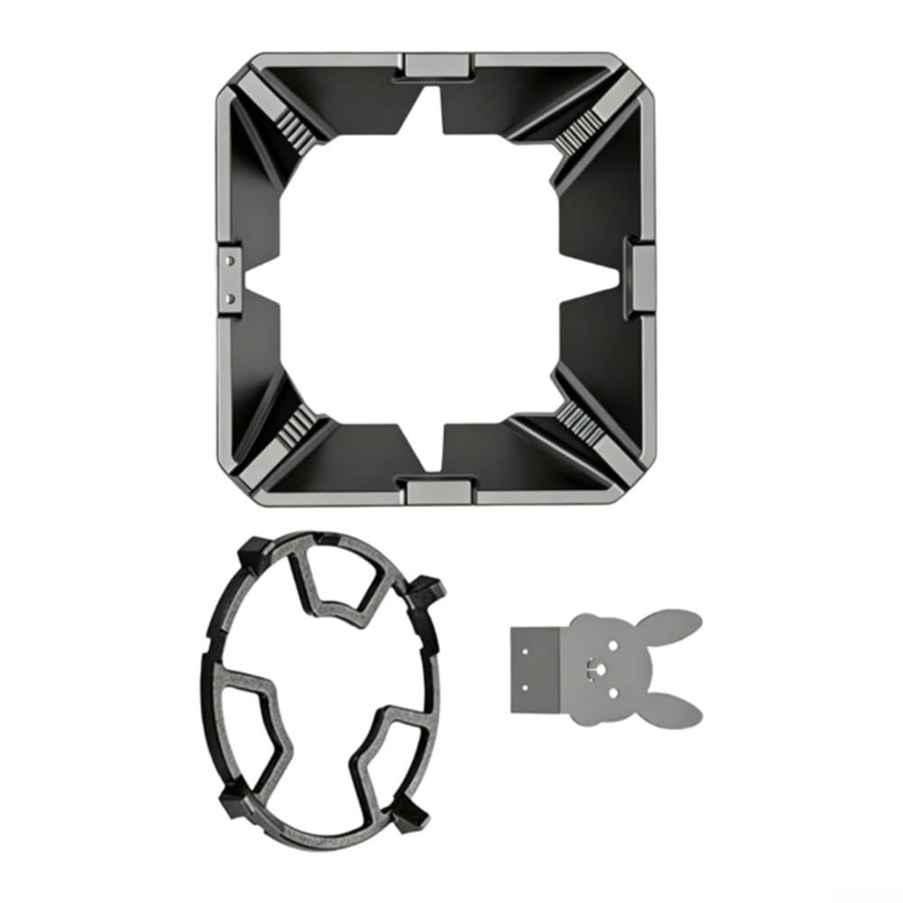 para soporte Estufa Gas Plegable para Tanque Plano Largo - ABS Antideslizante Camping Senderismo 9,5x8,5cm