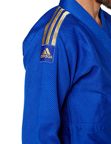 ADIDAS Kimono Judo Quest Azul E Dourado 180