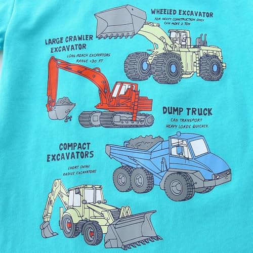 Image of Toddler Boy Clothes Cartoon Cotton Summer Short Sleeve T-Shirt and Shorts Kids Outfit Set 2-7 Year