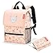 Produktbild reisenthel Kinder Rucksack Set mit gratis Portemonnaie Geldbörse Backpack + Wallet Kids (Cats and Dogs Rose)