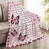 UHANKRU Daughter Blanket from Mom, Daughter Gifts from Mom, Daughters Gifts, Gift for Daughters Birthday, Graduation, Christmas, Pink Butterfly Throw Blanket, 60"x50" #3