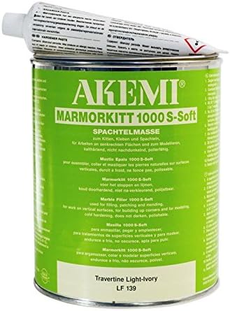 Akemi Marmorkitt 1000 S-Soft(Travertine Light-Ivory)