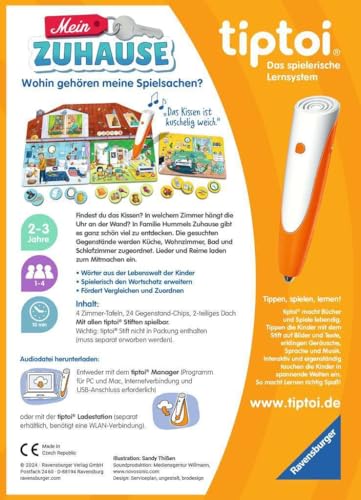 Ravensburger Tiptoi 00196 Jeu De Société Mein Zuhause 10 Min Educatio - vue 3