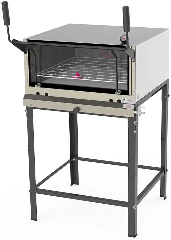 Forno Industrial Progás Prp-770 G2 125l A Gás Inox Com Pedra Refratária E Cavalete P45093