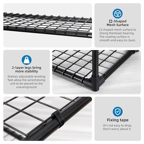 Altler 003 Heavy Duty 3-Shelf Shelving Unit Standing Storage Shelf Units thumb #5