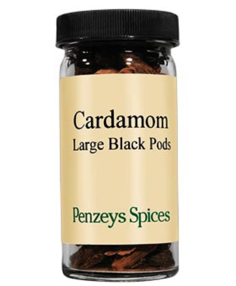 Cardamom Black Pods By Penzeys Spices 1.3 oz 1/2 cup jar (Pack of 1)