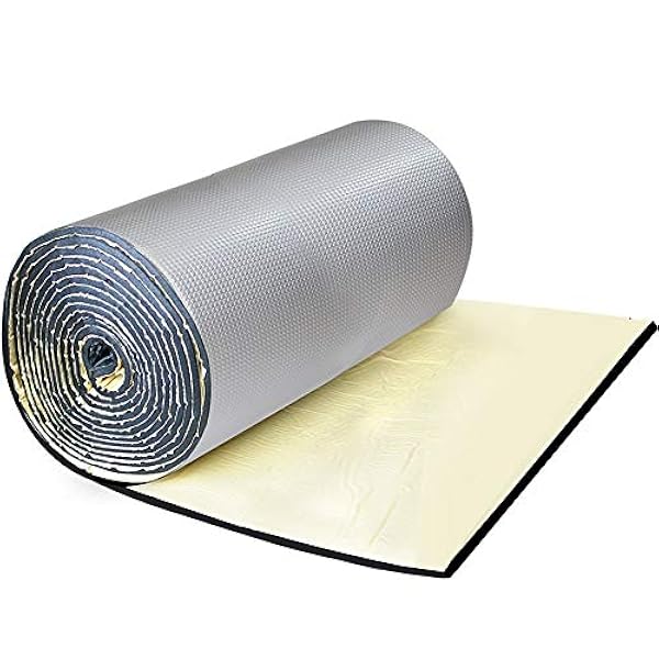 ZzhGD BBGS rörisolering dämpningsplatta, tak vägg dämpande ämnen hög temperaturbeständighet tak termisk film Sun Protection Board självhäftande gummi plast snö bomull vattenledning wrap