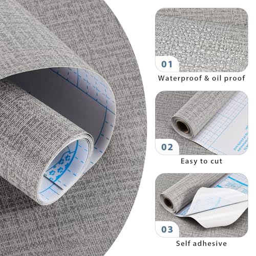 Papel tapiz extraíble impermeable con relieve táctil para decoración 7