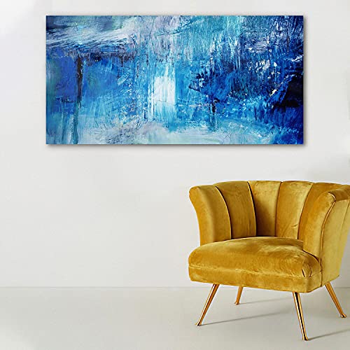 Image sur verre 140x70cm salon chambre tableau abstraction murale