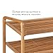 Honey-Can-Do SHO-01599 Bamboo 3-Tier Shoe Shelf