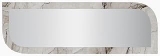 Dmora Specchio Miviro 120x40h cm Grigio Marmo Forma Rettangolare Tipologia a Parete,...