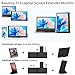 Bunosdias Kwumsy KX 15.6'' Triple Portable Monitor for Laptop Screen Extender Dual Monitor Extender, USB-A/Type-C/HDMI, Plug and Play for Windows/MAC/Android (11.6 Inches)