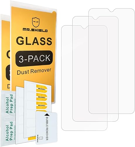 Miniatura 2 de Mr.Shield Paquete de 3 Diseñado para Motorola (Moto G20) vidrio templado Vidrio japonés con dureza 9H Protector de pantalla con reemplazo de por vida