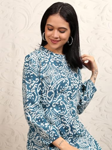 Image of Vishudh Women's Dress & Dupatta Set | Ready-to-Wear Indian Outfit for Women | Coordinate Fashion for Indian Celebrations