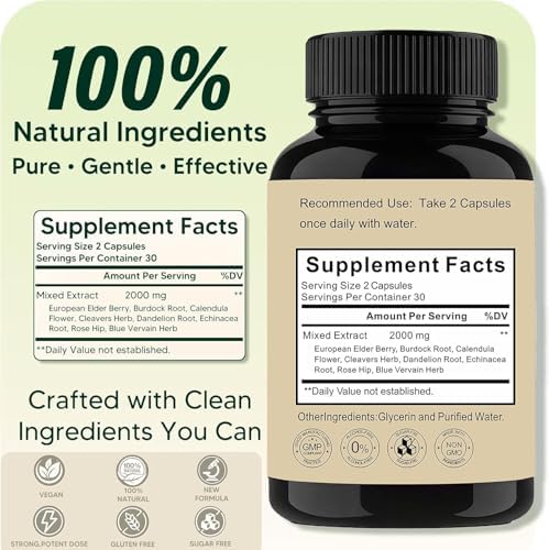 Lymphatic Drainage Capsules 60 Capsules – Lymphatic Drainage & Supports Cellulite Reduction — view 6