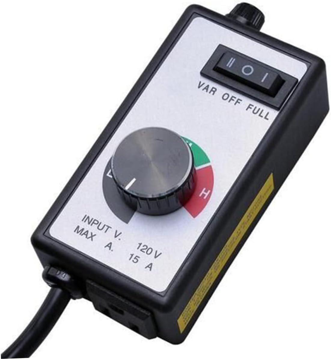 Greenhouse Exhaust Fan Controller Variable Speed 3 Settings Vent Fan Booster Thermostat Control